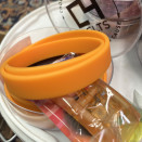 Ceinture C4 orange réglable 119 cm (neuf) occasion