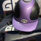 Casque équitation GPA prune  (53-54) neuf occasion