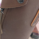 Bottes équitation Equithème cuir marron (36) occasion