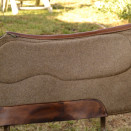 Tapis de selle Ronzon western marron (cheval) occasion