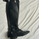 Bottes équitation Fellini cuir noir (38) occasion