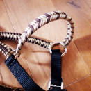 Licol et longe marron & noir (cheval) neuf occasion Licol et longe marron & noir (cheval) neuf occasion