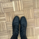 Bottes équitation Fellini cuir noir (38) occasion