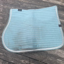 Tapis de selle Equitheme bleu (cheval) occasion