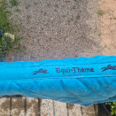 Tapis Equithème bleu occasion