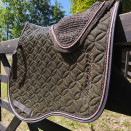 Lot Tapis de selle & guêtres Showmaster marron (cheval) occasion