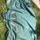 Couverture Horseware Amigo vert 400g avec cou 140 cm occasion