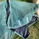 Couverture Horseware Amigo vert 400g avec cou 140 cm occasion