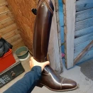 Bottes équitation De Niro cuir marron (38) occasion