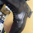 Bottes équitation HKM fourrées cuir noir 41 (neuf) occasion