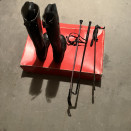 Bottes équitation Haf Equitation cuir noir (36) occasion