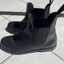 Boots Sellerie Baude cuir noir  (39) occasion