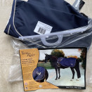 Couvre rein imperméable Time Rider bleu 155 cm (neuf) occasion