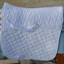 Tapis de selle blanc (cheval) occasion