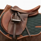 Tapis de selle Fouganza vert Mélèze occasion