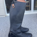 Botte équitation Equitheme cuir noir (39) occasion
