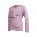 Tee shirt HKM manche longue alva print mauve (5 ans) neuf occasion
