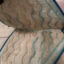 Tapis de selle Equithème bleu coupé (cheval) occasion