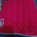 Tapis de selle Fouganza rouge (cheval) occasion