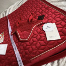 Tapis de selle Kentucky velvet rouge (cheval) occasion