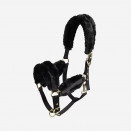 Licol Fouganza moumoute + longe noir et or (cheval) occasion