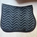 Tapis de selle Equithème velours noir (cheval) neuf occasion
