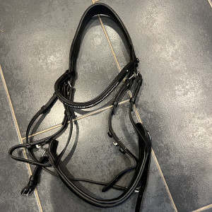 Filet Décathlon muserolle française avec strass (cheval) occasion