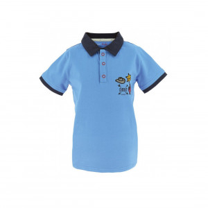 Polo équitation Equi-kids Cowboy bleu (8 ans) neuf occasion