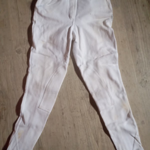 Pantalon équitation Fouganza blanc (40) occasion
