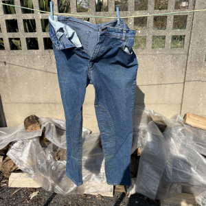 Pantalon équitation bleu (42) occasion