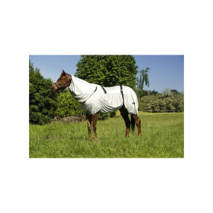 Couverture Equithème anti-eczéma gris 125 cm neuf occasion