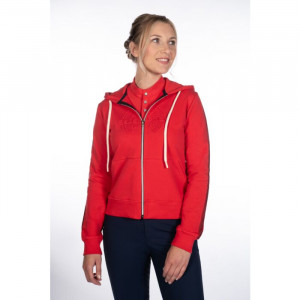 Sweat HKM zippé à capuche aruba rouge (S) neuf occasion