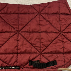 Tapis de selle Décathlon bordeaux paillettes (cob) occasion