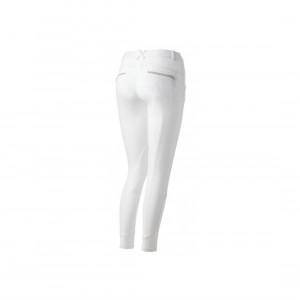 Pantalon équitation Equithème Zipper blanc (42) neuf occasion