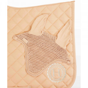 Pack tapis+bonnet Harcour sunny/funny abricot (cheval) neuf occasion