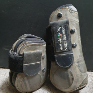 Guêtres et protège boulets HKM Check Gris occasion