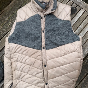 Doudoune Horse Pilot sans manche beige & grise (M) occasion