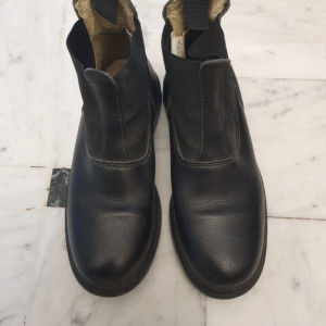 Bottines équitation Fouganza cuir T33 occasion