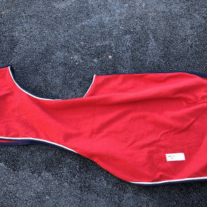 Couvre reins polaire rouge 125 cm occasion