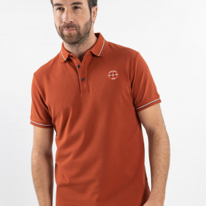 Polo Harcour Pampelonne homme terracotta (S) neuf occasion
