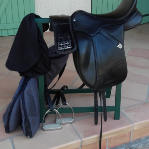 Selle dressage Bates Isabell Werth 17,5 pouces occasion