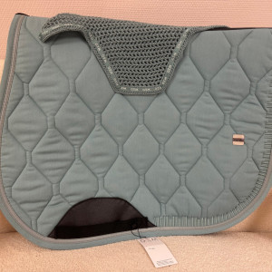 Ensemble tapis de selle +bonnet Gem bleu (neuf) occasion