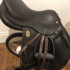 Selle mixte Éric Mondange 17 pouces occasion