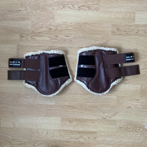 Guêtres HKM Cuir et Mouton occasion
