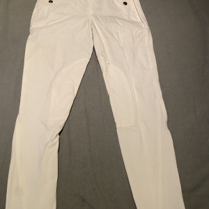 Pantalon équitation concours Komutekir blanc (12 ans) occasion