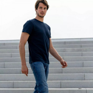 T-shirt Billy Belt le moderne bleu (S) neuf occasion T-shirt Billy Belt le moderne bleu (S) neuf occasion