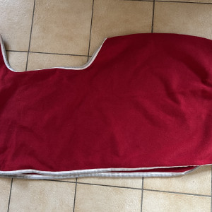 Couvre reins Elizabeth Greenwood rouge 145 cm occasion