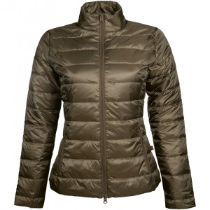 Blouson matelassé HKM Allure vert (XS) neuf occasion