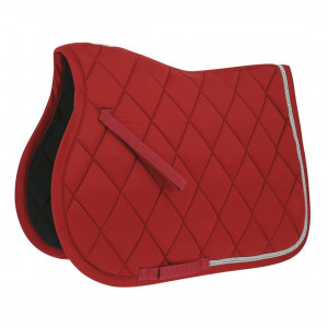Tapis de selle Equithème Diamond rouge (cheval) neuf occasion