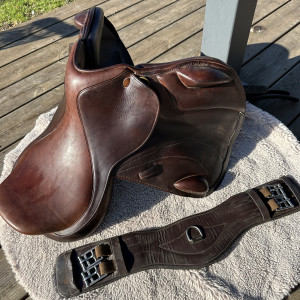 Selle mixte Éric Thomas 17,5 pouces occasion